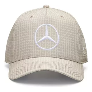 Gorra Mercedes Amg Lewis Hamilton Natural Colección 2023