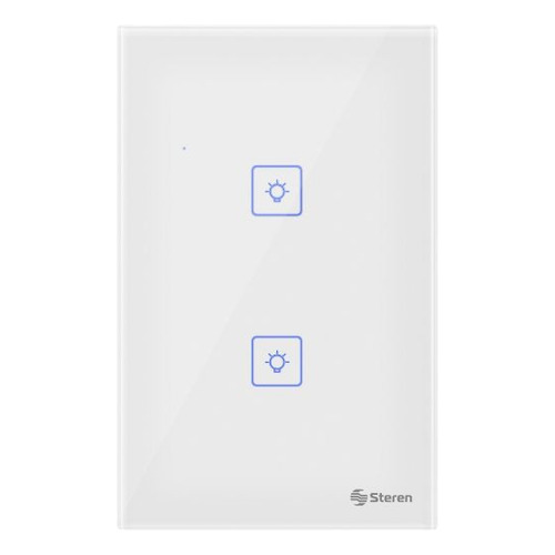 Doble Apagador Wi-fi, De Pared | Shome-110 Color Blanco