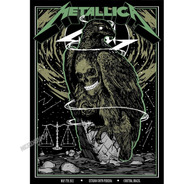 Poster Banda Metallica Rock 60x80cm Show Curitiba Pr Brasil