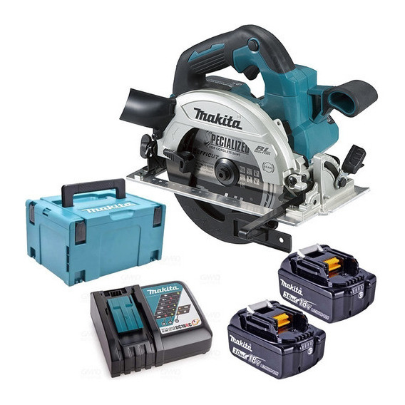 Sierra Circular 2 Batería 3.0ah 18v Dhs660rfj Makita 1cargad