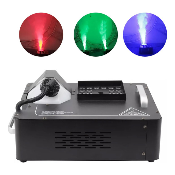 Maquina De Humo 1500w 24 Led Rgb Automática Dmx