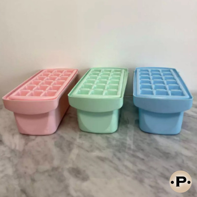 Cubetera Hielera Con Contenedor De Hielo Freezer Frío Pastel