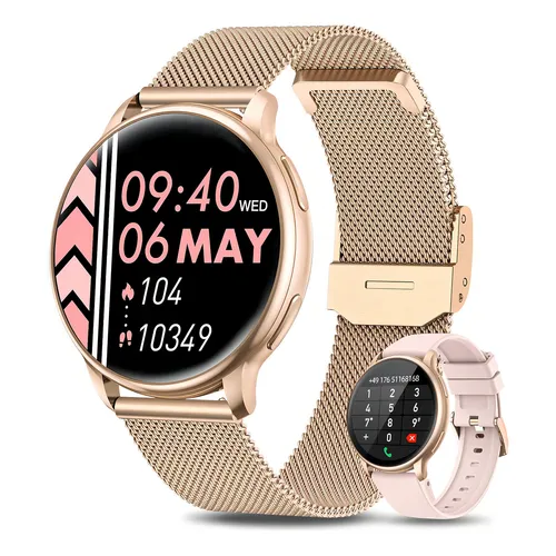 Gold tone smartwatch hot sale
