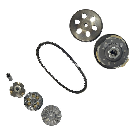 Kit Banda Clutch Y Centrifugo Motoneta Italika Ws150 W150