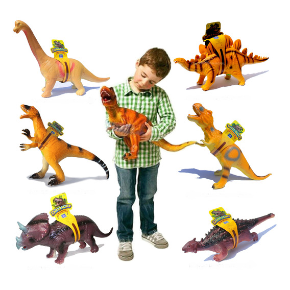 Dinosaurios Grandes Juguete Sonido Para Niños Colección