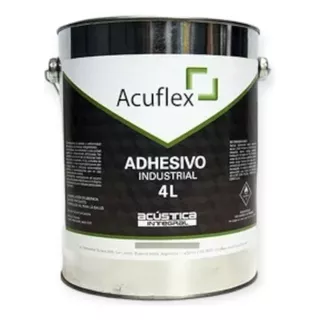 Cemento De Contacto Acuflex 4 Litros Adhesivo Industrial