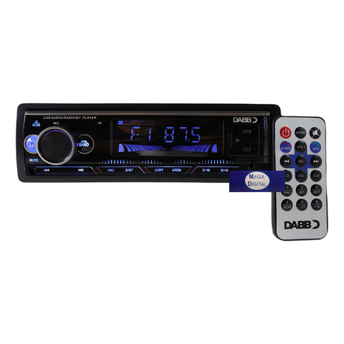 Autoestereo Bluetooth Dabb Dab-0202 Usb Sd Fm Rgb