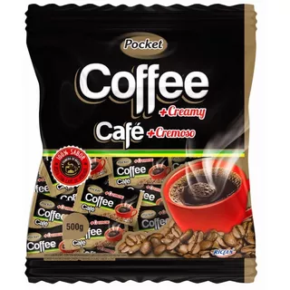 Bala De Café Pocket Cremosa Coffee 500g - Freegells