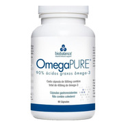 Suplemento Em  Cápsulas Biobalance  Omegapure Omega 3 Em Pote De 60g 60 Un