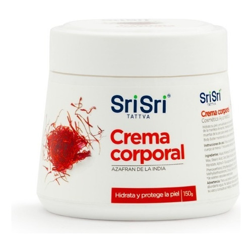 Crema Anti Age Azafrán De La India Sri Sri Tattva 150g