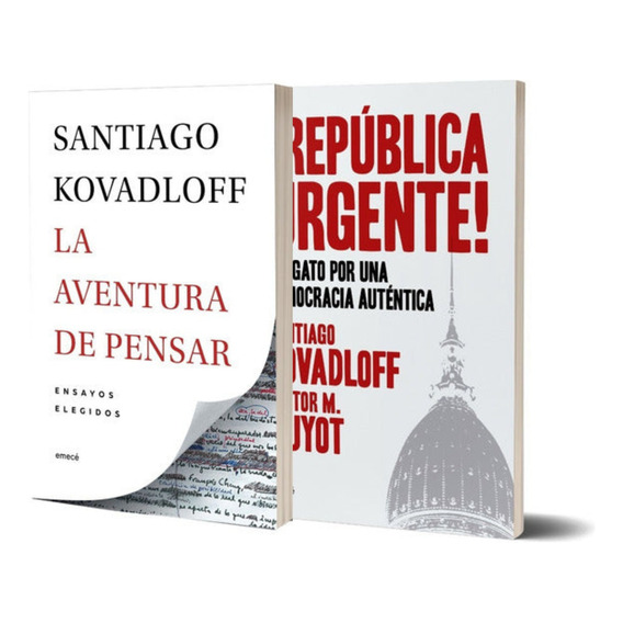 Pack República Urgente + La Aventura De Pensar - Kovadloff