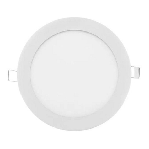 Plafón Led Sica Panel Redondo Techo - 18w - Luz Día Color Blanco