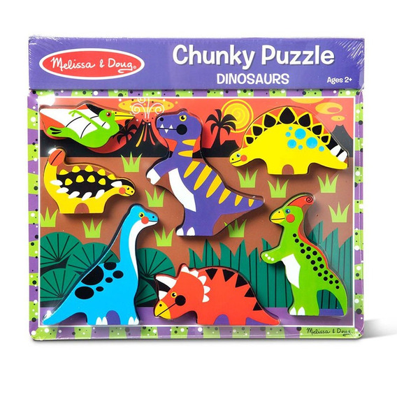  Rompecabezas Melissa & Doug Chunky De Dinosaurios