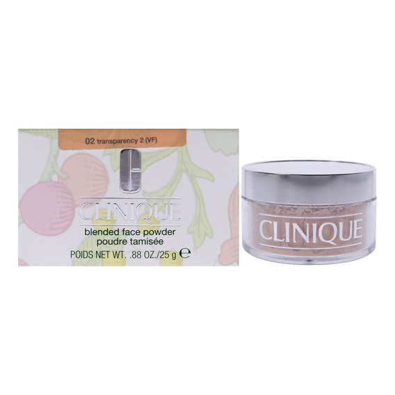 Polvo Facial Clinique Blended 02 Transparency 25 G Para Muje