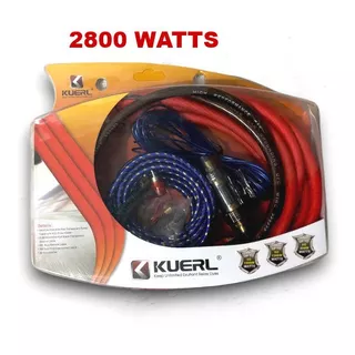 Kit Cable Instalacion Sonido Planta Cable #4 Hasta 2800w