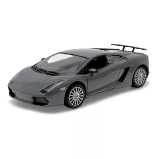 Miniatura 1:24 Lamborghini Gallardo Superleggera Motormax Cor Cinza