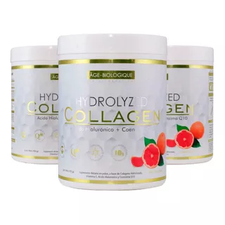 Suplemento En Polvo Age Biologique Hydrolyzed 200g X3