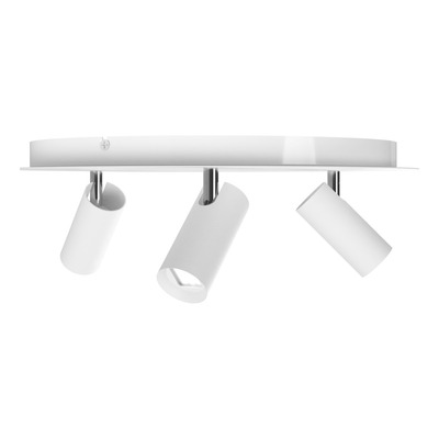 Plafon 6 Luces Led Nacho+eye Blanco Base Redonda 20375 Rd