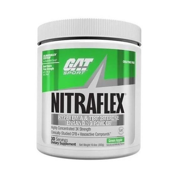 Pre Entreno Gat Nitraflex 300g 30 Servicios Todos Los Sabore