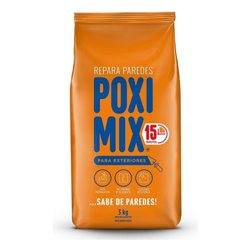 Poximix® Mezcla Adhesiva A Base De Cemento De Exterior 3 Kg