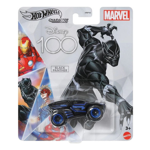 Hot Wheels Character Cars Disney 100 Marvel Black Panther