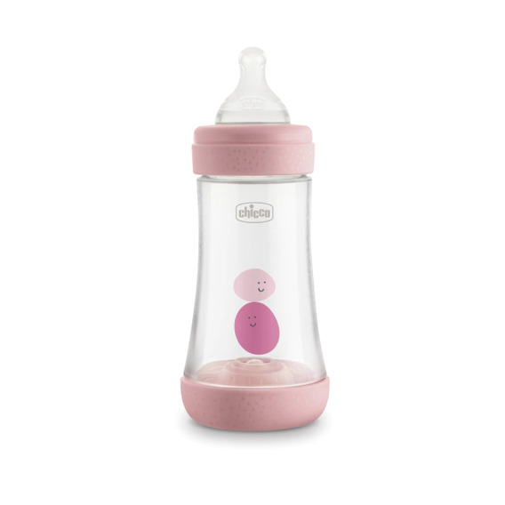  Chicco Mamadera Perfect5 color rosa de 240mL