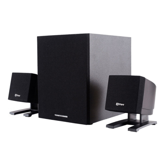 Parlantes Bluetooth Home Theater Spiel Equipo De Musica Color Negro