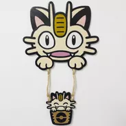 Cuadro Globo Meowth Pokemon - 30cm