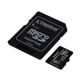Memoria Micro Sd 128 Gb Kingston - Adaptador 