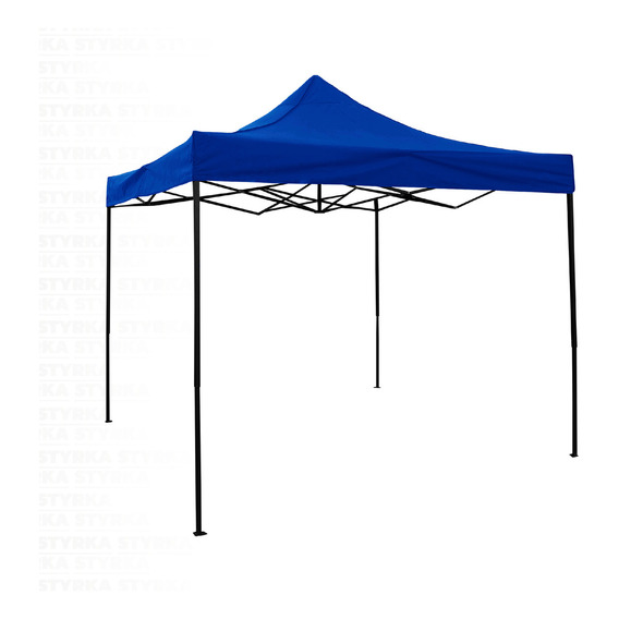 Carpa Toldo Plegable 3x3 Impermeable Y Reforzado Styrka Color Azul