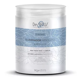 Creme Iluminador Absoluto Lift Hair De Sirius 1kg