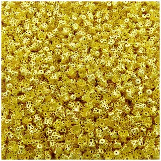 Tulipa Flor Metal Artesanato Bijuterias Dourado 6mm 100pçs