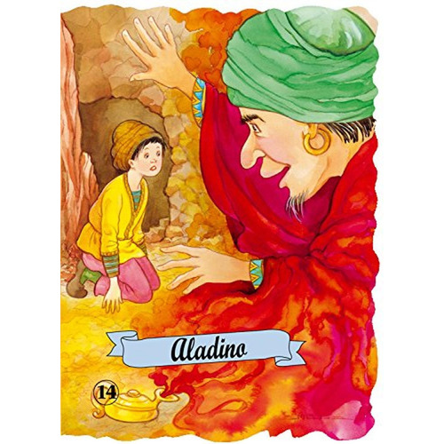 Aladino: 14 (Troquelados clásicos), de Cuento popular árabe. Editorial COMBEL, tapa pasta blanda, edición 1 en español, 1999