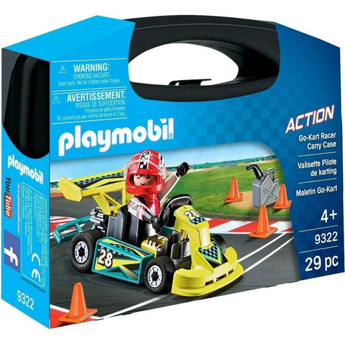 Todobloques Playmobil 9322 Maletín Go Kart !