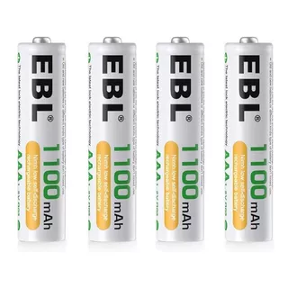 Pack 4 Pilas Recargables Triple Aaa Ni-mh 1100mah Ebl