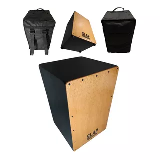 Cajón Peruano Flamenco Pro 2 En 1 Slap + Estuche + Método