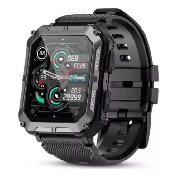 Reloj Inteligente Militar Para Hombre, Ip68, Resistente Al A