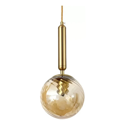  Colgante Pendant Dorado Deco Moderno Apto E27 Luz Desing Dorado