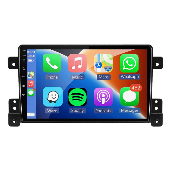 Radio Android Auto Carplay Gps Suzuki Vitara Nomade + Camara