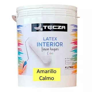 Látex Interior Linea Hogar Colores Preparados 4 Litros Tecza