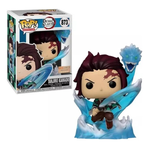 Funko Pop! Demon Slayer Kimetsu No Yaiba - Tanjiro Kamado Brilla En La Oscuridad #873 Box Lunch Exclusive