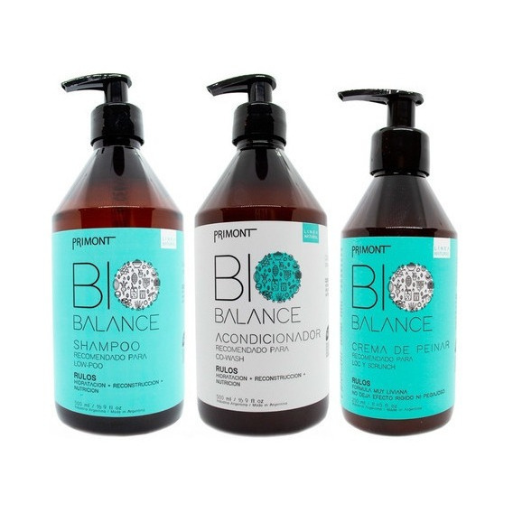 Primont Bio Shampoo Enjuague Crema Peinar Pelo Rulos Cuotas