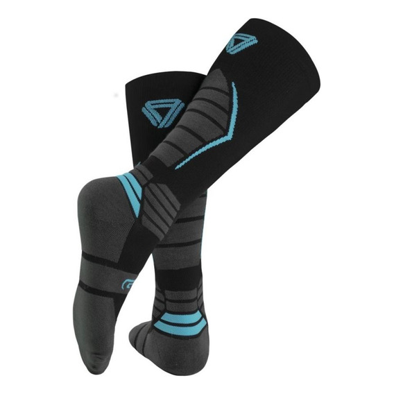 Medias Ciclismo De Compresion Gw Sk-01 Negro Azul