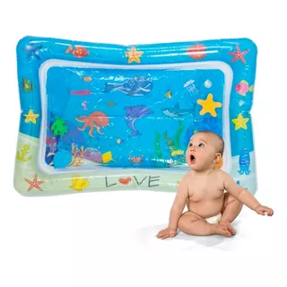 Alfombra Antigolpes Bebe Inflable Agua Sensorial Didactico