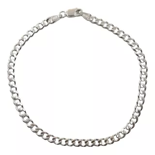 Pulsera Hombre Grumet Plata 925 Ancho 4mm