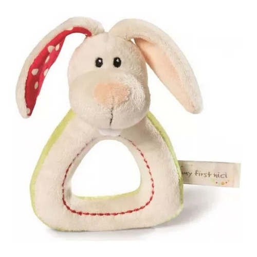 Peluche Sonajero 15 Cm Para Bebés Nici Diseño Conejo
