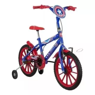 Bicicleta Infantil Aro 16 South American Hero Azul 16 Mtb