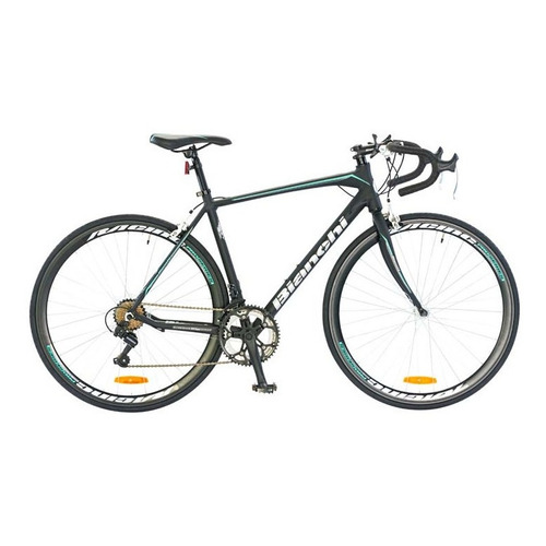 Bicicleta ruta Bianchi Corsa R700 22" 14v cambios Falcon y Shimano TZ-31 negro