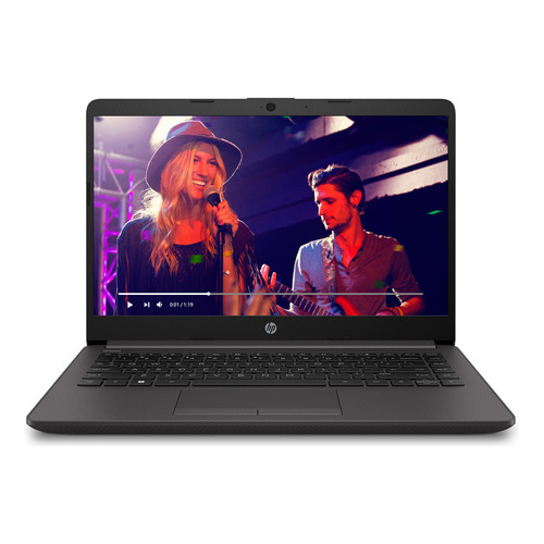 Notebook Hp 240 G8 Intel Celeron 4gb Ram 500gb Sata Color Plateado ceniza oscuro