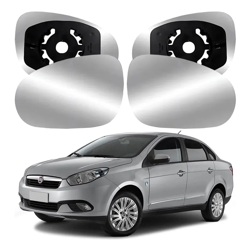 Par Lentes Retrovisor Grand Siena 1.4 1.6 2012 A 2016
